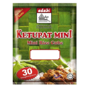 Ketupat Instant Adabi Mini Rice Cakes 30pcs
